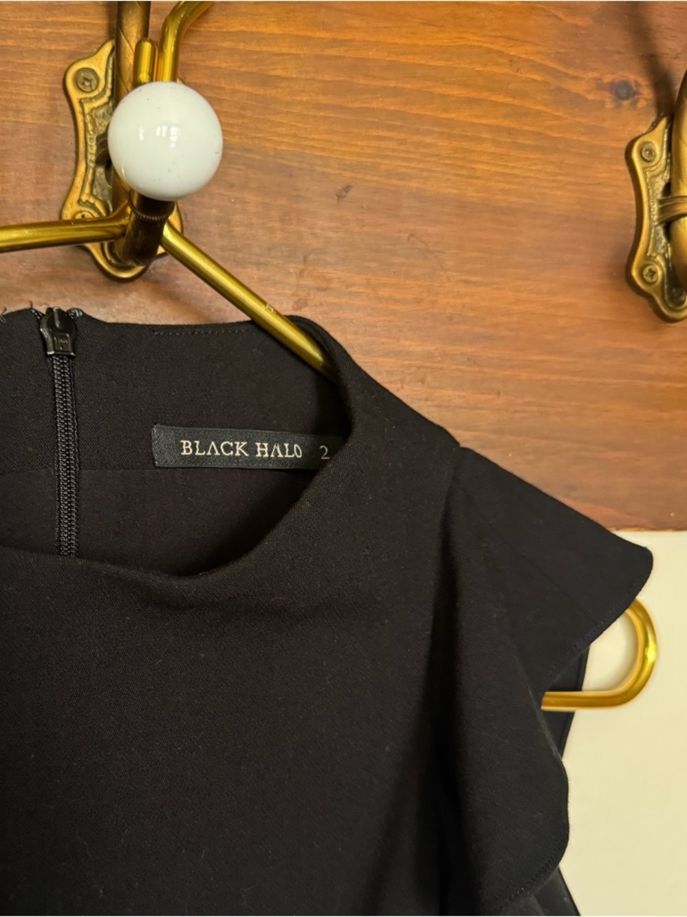 Black Halo Pabla black Jumpsuit 2 - Picture 8 of 10
